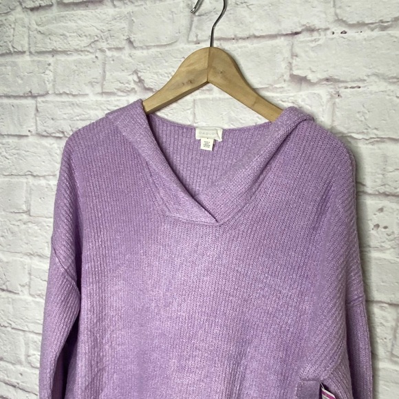 Caslon Side Button Hooded Sweater - Picture 7 of 11